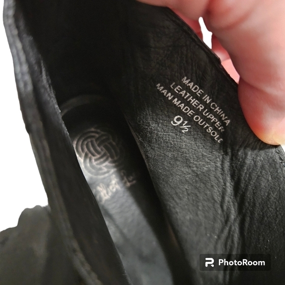 ELLIOTT LUCCA Black Alessandra Open Toe Leather Ankle Booties size 9.5 - Picture 4 of 10